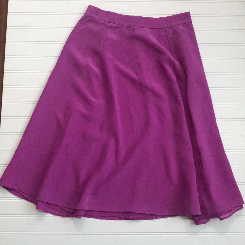 J. CREW liquid silk skirt